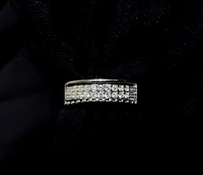 Braut Versprechen Ring, klassischer Diamantring, einzigartiger zierlicher Ring.