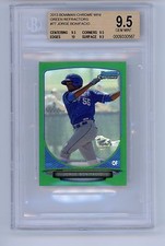 2013 Bowman Chrome Mini Green Refractor Jorge Bonifacio 74/75 Graded BGS 9.5 RC