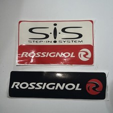 Vintage Lot Of 2 Rossignol Ski Stickers