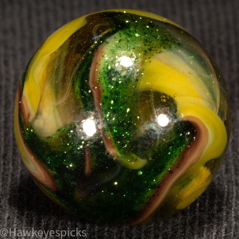 JABO TRIBUTE UV AV Swirl Marble 3/4" Mint Hawkeyespicks sg