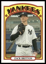 Zack Britton 2021 Topps Heritage #494 New York Yankees