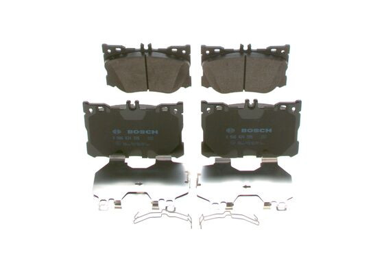 Plaquettes de frein BOSCH 0 986 424 335 pour stopper le manque de mordant sous la pluie