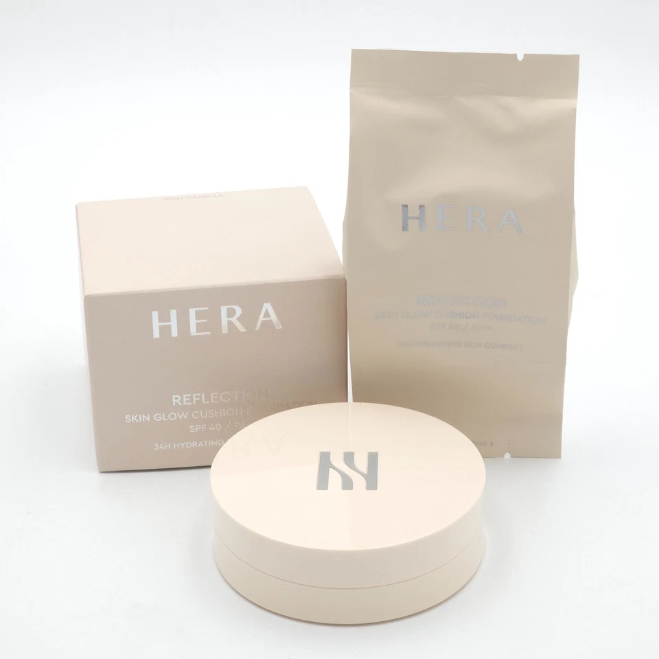 HERA Reflection Skin Glow Cushion Foundation 15g x 2ea SPF40 PA++ K-Beauty