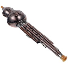 C Key Chinese Cucurbit Flute Hulusi Ethnic Musical Instrument for Beginners ...