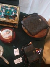 HUGE DEAL All Brand New Brown Black Coach Set Purse, Sun Gls Wlt GB  Tissue