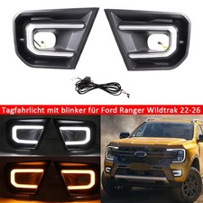 Für Ford Ranger Wildtrak 2022-2026 Paar Tagfahrleuchte Tagfahrlicht mit Blinker