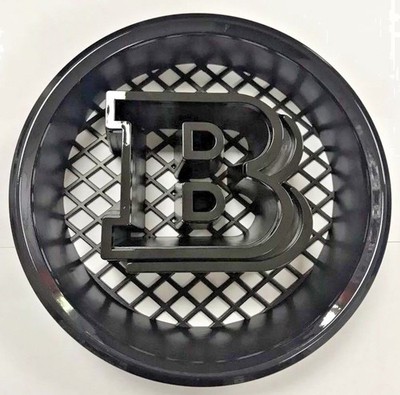 Zeomoto for Brabus Grille B Badge Emblems Fr 85-14 Benz W463 G63 G65 G500 G550