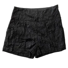 Sans Souci Black High Waisted Lace shorts - M EUC