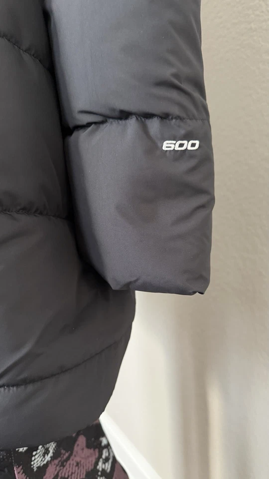 Jaqueta Parka Feminina The North Face Gotham 600 com Capuz Cinza Asfalto GG - Imagem 4 de 4