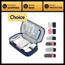 Travel Cable Organizer Bag Waterproof Storage Pouch for Electronics