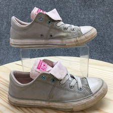 Converse Shoes Junior 2 Chuck Taylor All Star Double Tongue Gray Sneaker 665988F