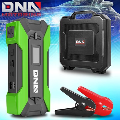 15000mAh Power Bank Mini Car Jump Starter Booster Battery Charger Jumper Green