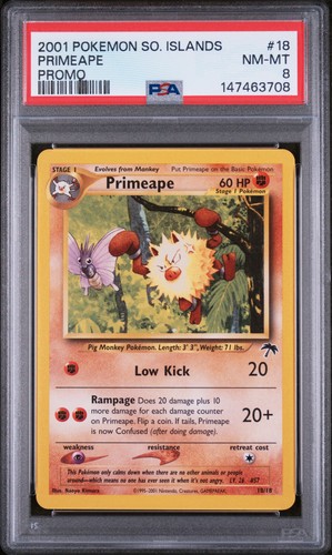 Primeape graded PSA 8 for sale on eBay