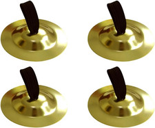 4 Pcs 5.3Cm Finger Cymbals Finger Hand Symbols Instrument Finger Musical