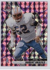 2025 Panini Mosaic Reactive Purple Mosaic Prizm Robert Brazile #132 HOF 1r9f
