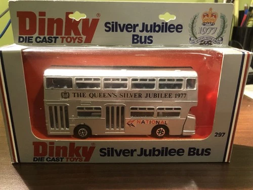 Dinky Toys 297 Silver Jubilee Bus 1977 – Original Box – Vintage Diecast