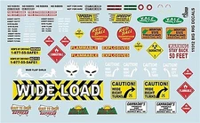 Gofer-Racing Big Rig Logos - Plastic Model Vehicle Decal - 1/24 Scale - #11012