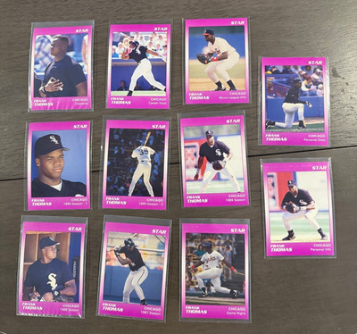 1991 Star Purple Frank Thomas Complete Set  of 11