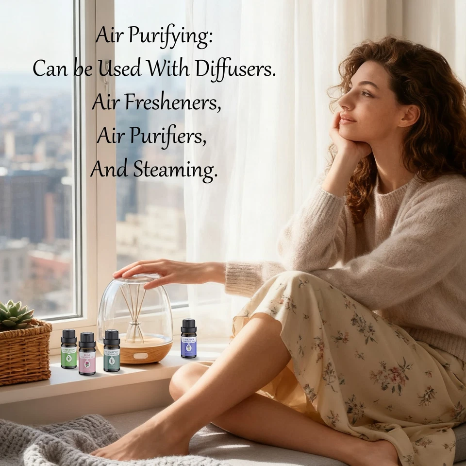 10pcs Local Warehouse Floral Scent Essential Oil, 10ML/0.34fl.oz Per Bottle - Image 3 of 4