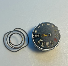 Minolta SRT-303 Shutter Speed Dial ISO Knob Assembly w/ Spring  Screw OEM