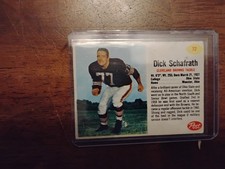 1962 Post - Dick Schafrath #72 (RC)