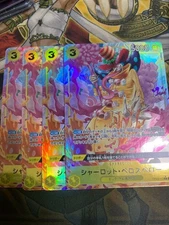 Charlotte Perospero Parallel 4-Card Set the Best Card Game Trading Collectible