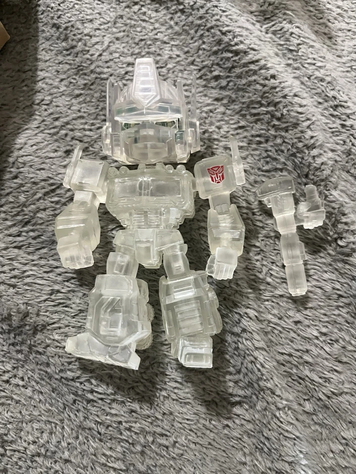 Kids Logic Transformer Mecha Nation TF000 OPTIMUS PRIME Clear Version LED Figure - Image 2 of 2