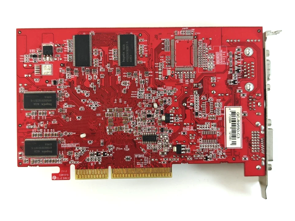 GeCube Ati Radeon R9550U-C3H 128 MB 128 bit PN 109-A198-00 AGP x4 / x8 - Image 4 of 4