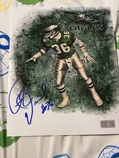 PHILADELPHIA EAGLES- ROBERT DRUMMOND SIGNED AUTOGRAPH 8x10 PHOTO TRISTAR COA SU