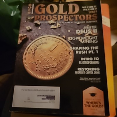 Gold Prospectors Magazine Nov-Dec 2024 Gold Gem Stones Metal Detect