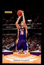 Signed Basketball Card Auto Sasha Vujacic 2009-10 Panini #278 Los Angeles Lakers