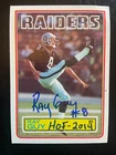 New ListingRay Guy Autographed 1983 Topps Football  Card #299 Oakland Raiders HOF