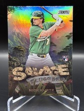 2025 Topps Stadium Club - Savage Sluggers Nick Kurtz #SS-21 (RC)