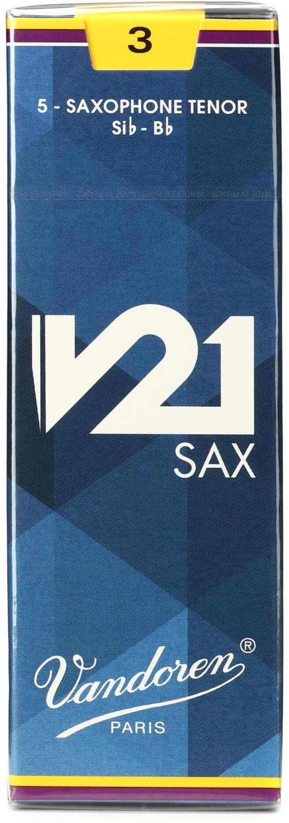 Язычки для тенор-саксофона Vandoren SR823 - V21 - 3.0 (5 упаковок) (5 упаковок) в комплекте