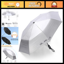 Large Travel Umbrella 42/46 Inch - UPF 50 UV Protection, Auto Open/Close, Windp