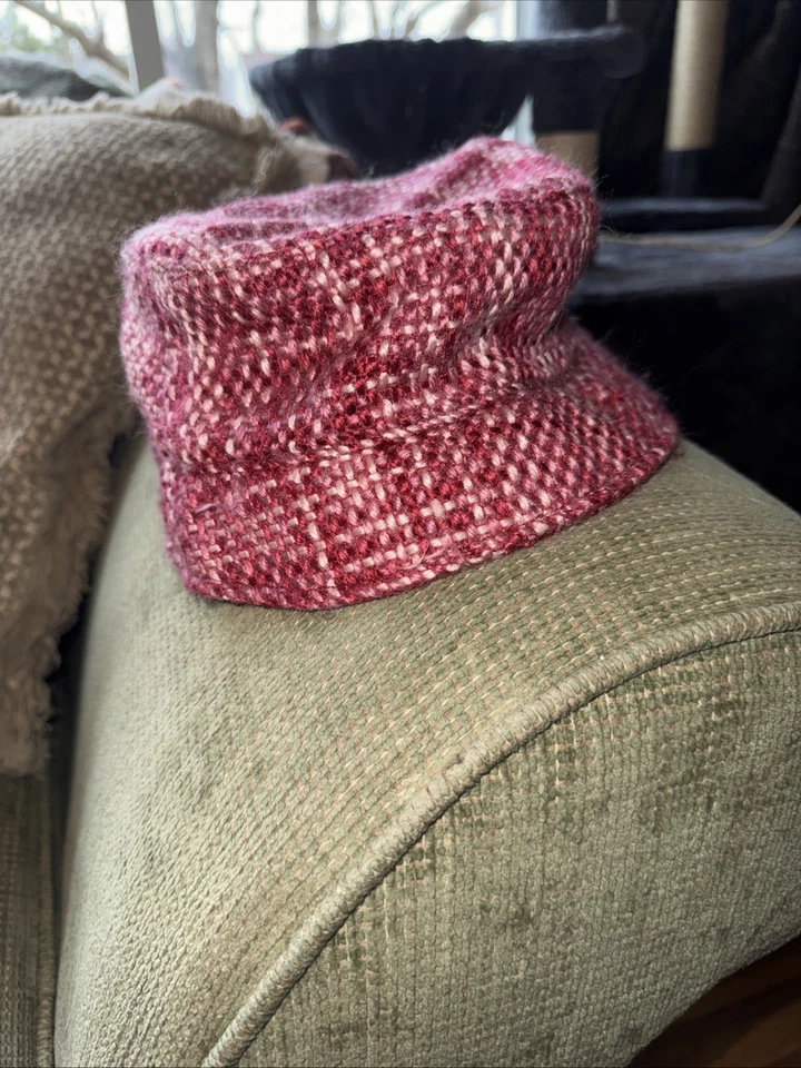 BETMAR New York Mujer Talla Única Borgoña Chenille Cubo Tejido Embalable Limpio Foto 4 de 4