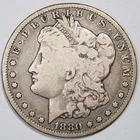 1880-CC Reverse of 1878 Morgan Silver Dollar G/VG
