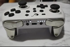 GuliKit Zen PRO White & PowerA Black Wired Controllers for Nintendo Switch