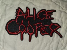  New  Alice Cooper Music Rock Band Patch Embroidered Iron On 3.75" 2.5"