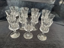Bleikristallgläser 11er Set mit Schliff