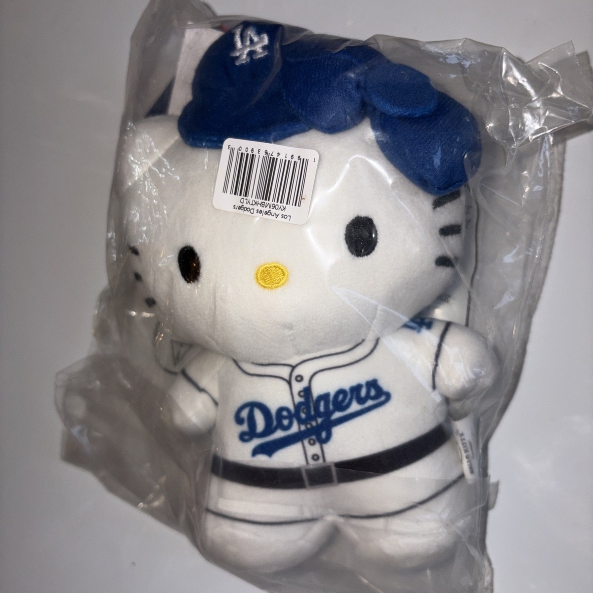 2026 Hello Kitty FOCO Los Angeles Dodgers MLB Plush Figure