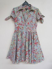Fever London Womens Vintage Style Dress  Size 10 Summer Floral