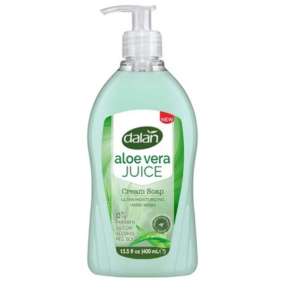 Dalan Aloe Vera Juice Cream Hand Wash Soap, 13.5oz. (400ml)