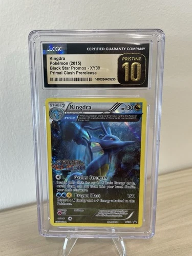 Kingdra CGC 10 XY39 Black Star Promo Prerelease Pokémon TCG Card 2015
