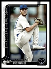2025 Topps Pro Debut Jackson Ferris #PD-65 Tulsa Drillers Dodgers