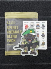 5.11 TACTICAL Green Beret BADGER SPIRIT ANIMALS BLIND PACK PATCH SEASON 2