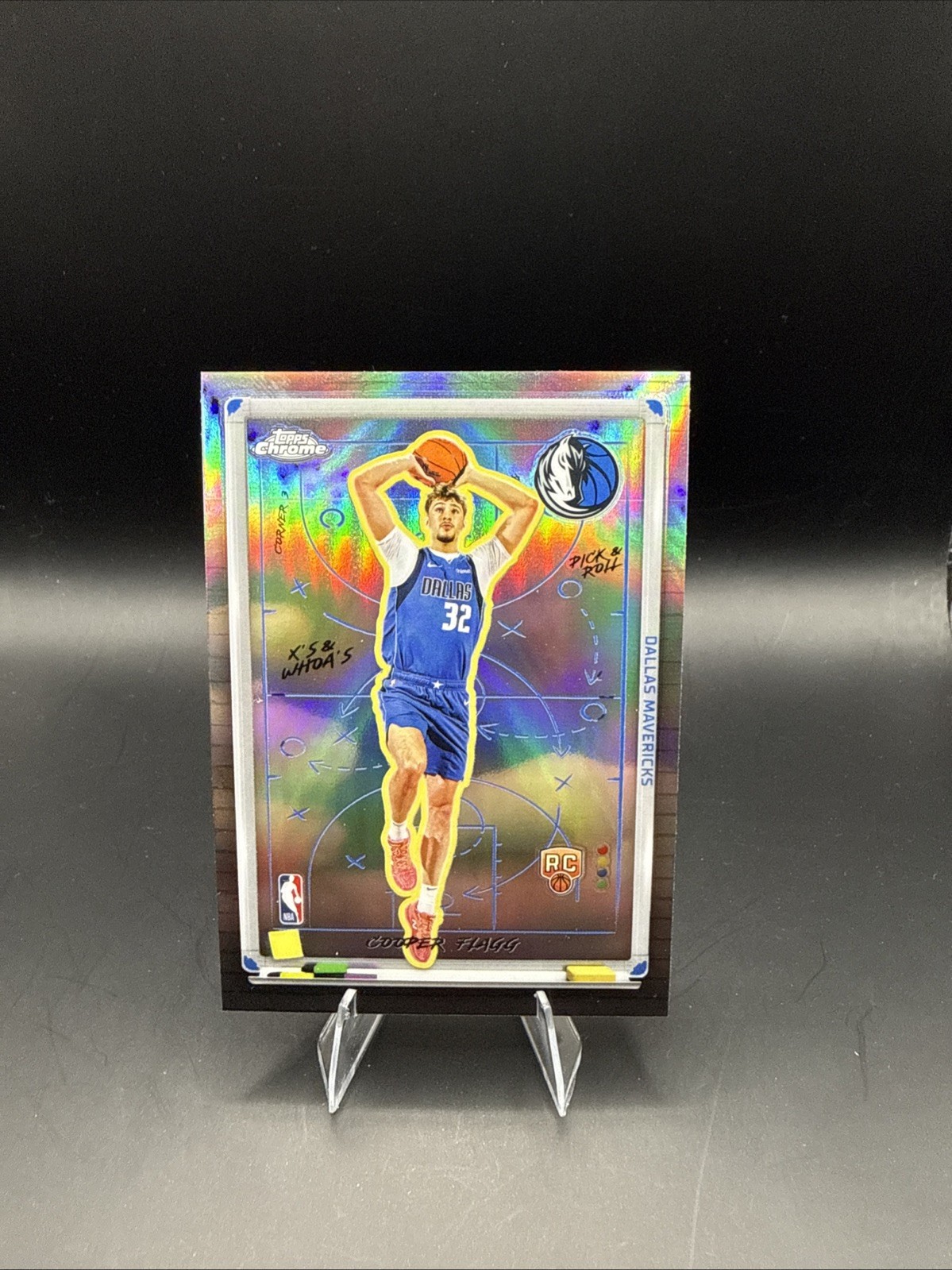 2025 Topps Chrome Basketball Cooper Flagg Rookie  X's And Whoa's Refractor #XW-8