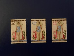 STAMPS COLOMBIA. 1959. Miss Universe 1959 Set SG: 952/54. Mint Never Hinged