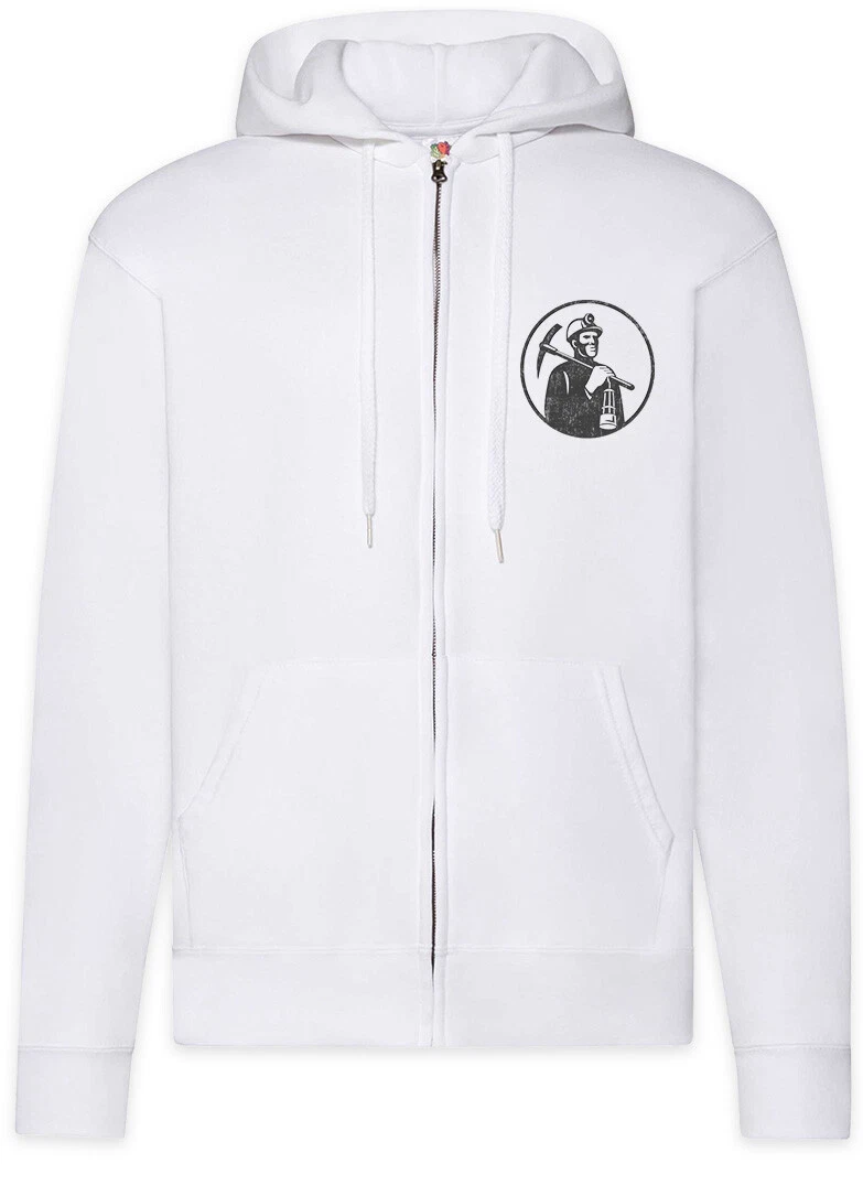 Miner V Zipper Hoodie Coal Miner Mineworkers Mine Miners Mining