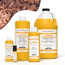 Arabian Sandalwood fragrance Oil for Body, Candles, Soaps, Lotion & Diffusers